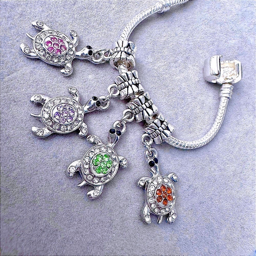 Turtle Charm BUNDLE Dangle Charm fits PANDORA